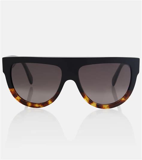 aviator sunglasses in acetate celine|Celine wayfarer sunglasses.